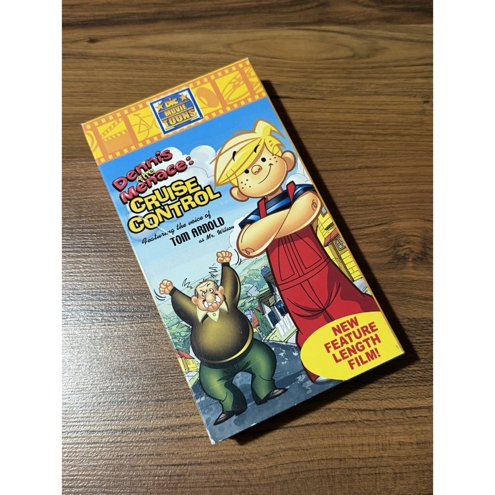 Dennis the Menace Cruise Control (VHS) Tested Working Good Kids Children Family